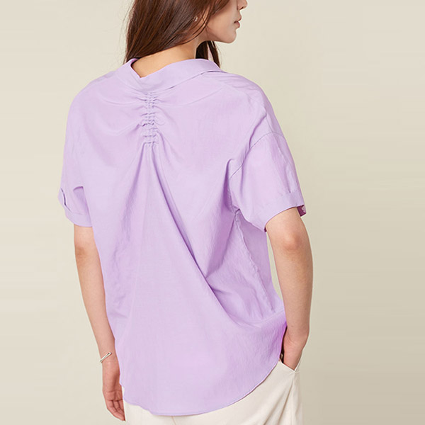[BNMB428] Le. back 셔링 셔츠